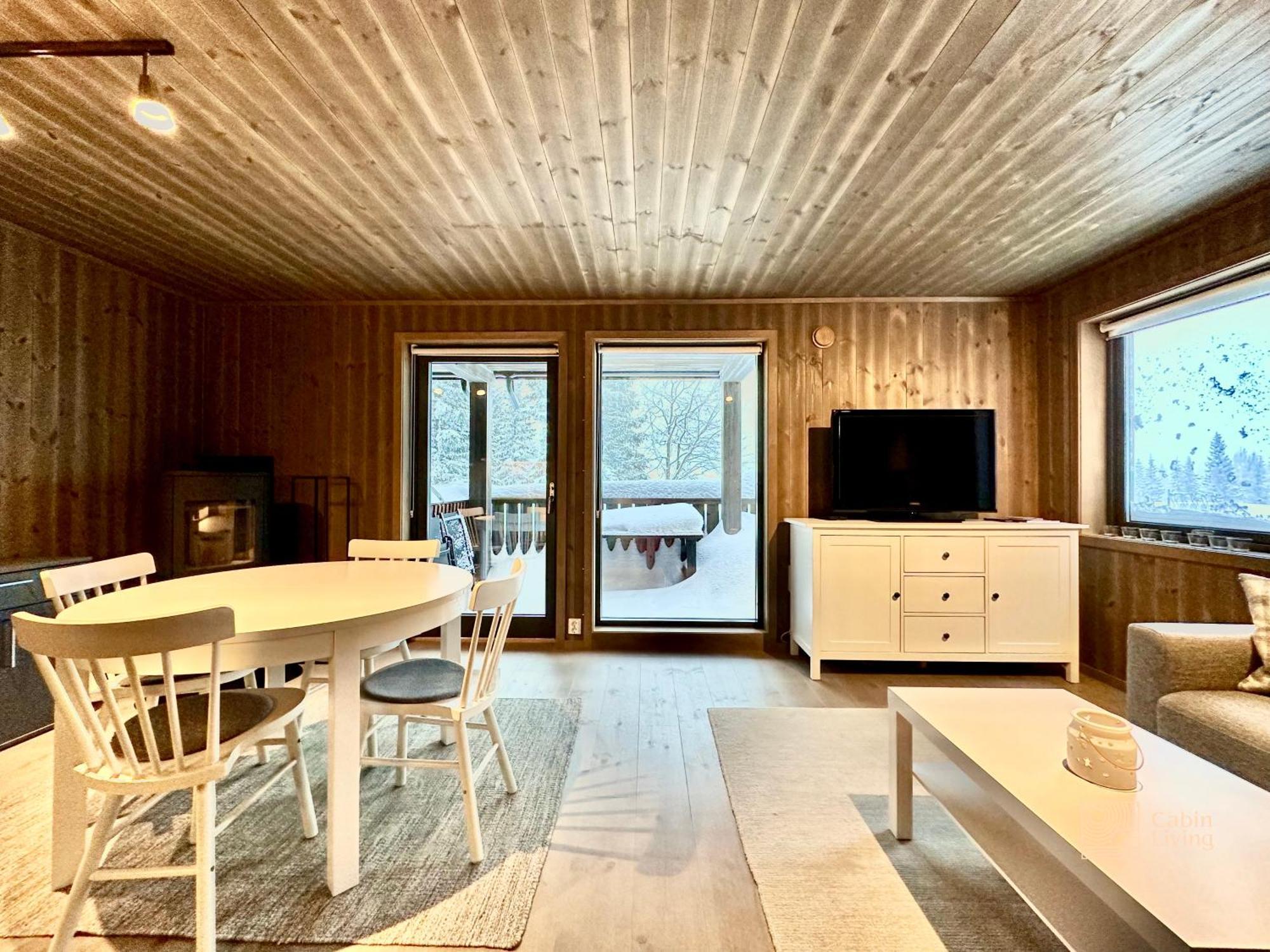 Modern Ski-In Out Apartment At Sjusjoen Eksteriør bilde